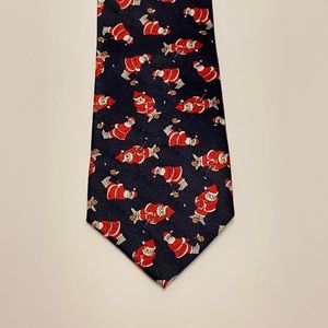 Vintage Silk Santa Tie - Cape Cod Neckwear